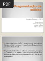 Fragmentação de sólidos Final