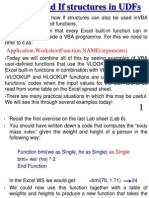 Lecture 8 VBA