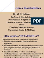 Introducción a la Bioestadistica