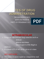 Routes of Drug Administration II
