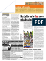 Thesun 2009-10-14 Page08 North Korea To Fire More Missiles Ahead of Talks