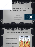 Periodontology Presentaion Preterm Birth Spring 2014