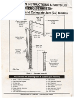 Hoosier Hoops Installation Instructions and Parts List