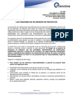 gerente de proyectos