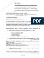 Análisis del entorno externo de las organizaciones