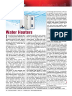 Water Heaters: Based On Research Conducted by TVJ in December 2011