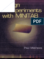 Design of Experiments With MINITAB Escrito Por Paul G. Mathews