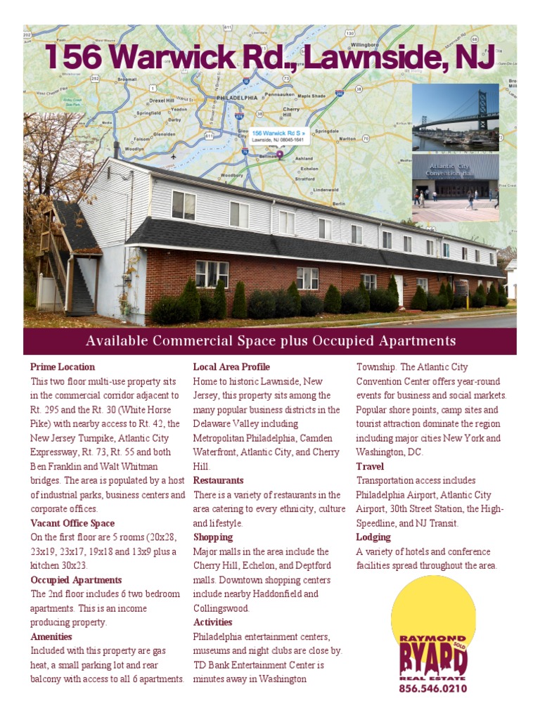 156 Warwick RD., Lawnside, NJ | PDF