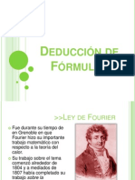 Deducción de Fórmulas