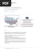 Download Fact Sheet The Womens Leadership Gap by Center for American Progress SN211083206 doc pdf
