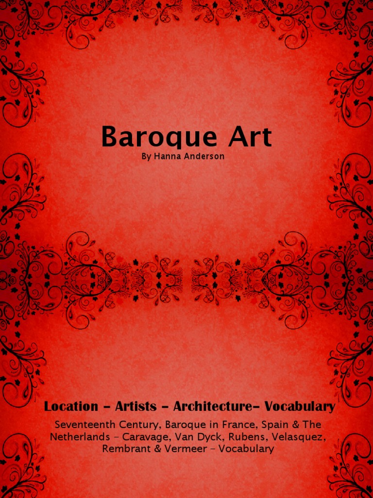 Baroque Art Pdf Rembrandt Peter Paul Rubens
