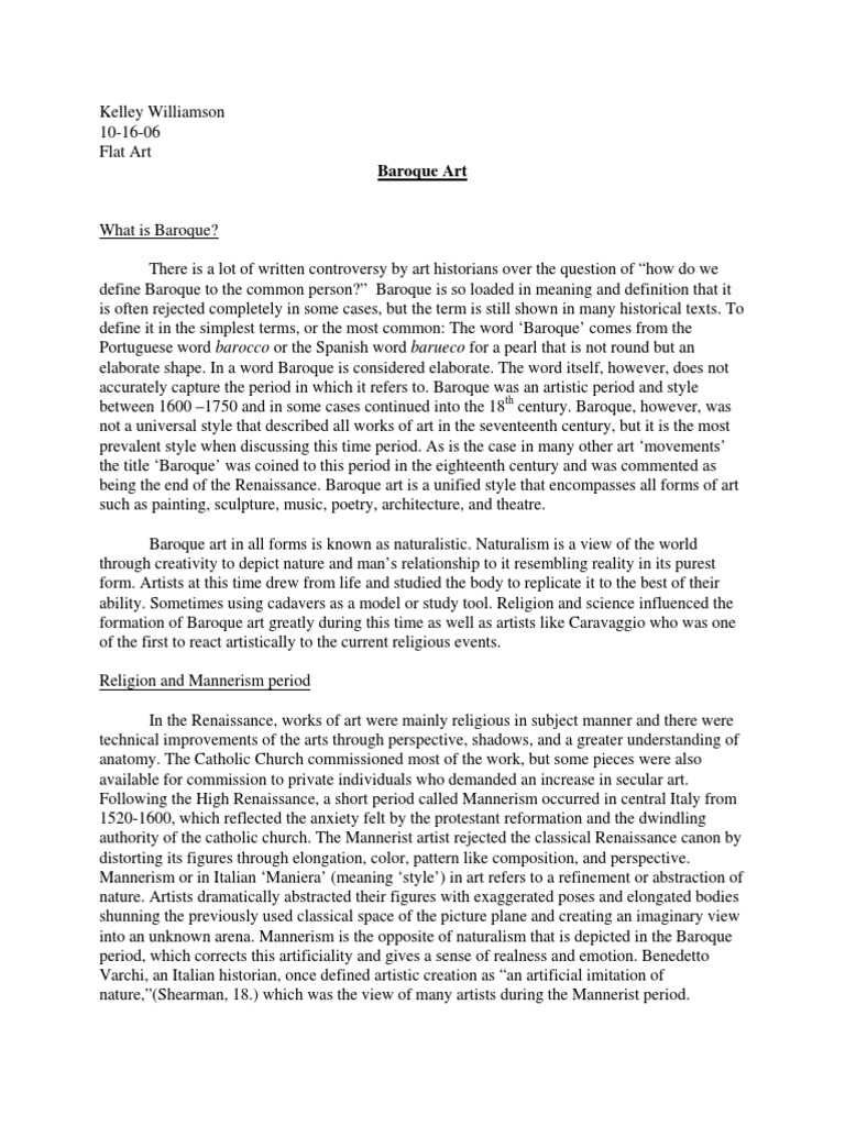 How does baroque music influence our music today essay picture