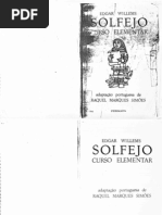 WILLEMS, Edgar. Solfejo. Curso elementar