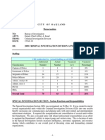 Oakland Police Department Criminal Investigation Division Report 2009