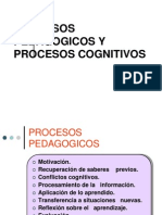 Procesos Pedagogico y Cognitivos - Ponencia