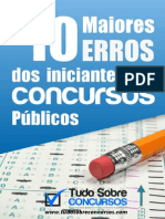 10 Maiores Erros Dos Iniciantes em Concursos Poúblicos