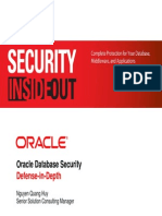 Presentation - Oracle Database Security Defense-In-Depth
