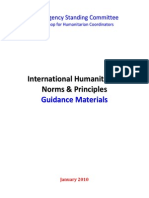 International Humanitarian Norms and Principles