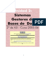 Sistemas Gestores de BD