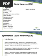 Synchronous Digital Hierarchy (SDH)