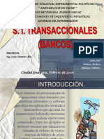 Sistemas Informacion Transaccionales Bancos