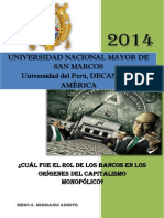 El Rol de Los Bancos en Los Origenes Del Capitalismo Monopolico - Diego Murriagui
