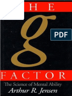 The G Factor - The Science of Mental Ability (1998) by Arthur Robert Jensen