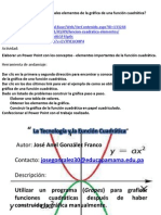 La Tecnología y La Función Cuadrática