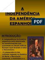 A Independência Da América Espanhola