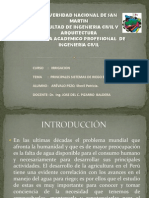 Principales Sistemas de Irrigacion Del Peru 2013-2