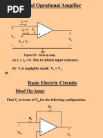 Ideal Oprational Ampifier: V V V V V