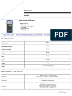 CMART25, MultifunctionCalibrator Datasheet