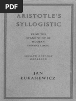 Download Lukasiewicz Aristotles Syllogistic1 by Mariane Farias SN211138810 doc pdf