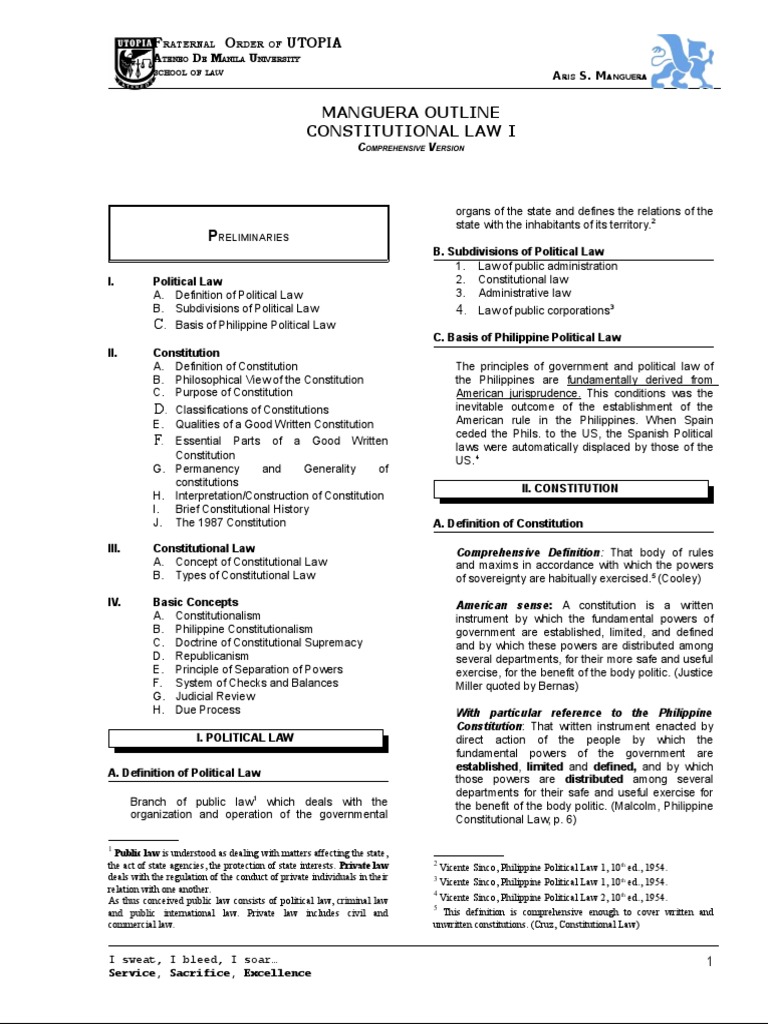 Utopia Consti | PDF | Territorial Waters | Constitution