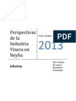 Informe Industria Vinera de Neyba