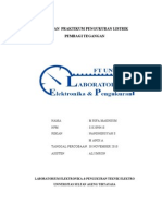 Laporan Praktikum Dasar Elektronika