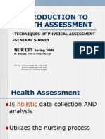 WEB Intro to Health Assessment- Techniques-General Survey