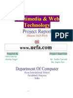 Multimedia & Web Technology: Project Report