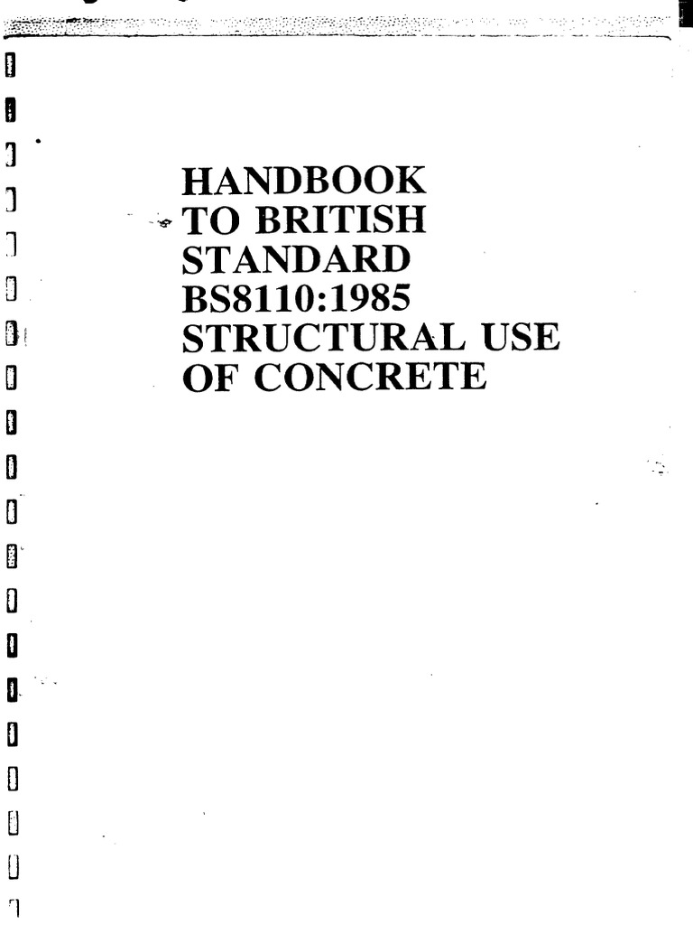 BS8110 structure use of concrete Concrete Strength Of Materials
