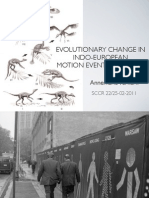 Evolutionary Change in Motion Event Encoding in Indo-European