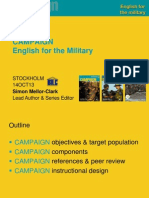 Presentation Campaign Military English