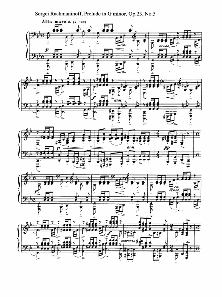 rachmaninov prélude