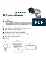 1.3 Megapixel Outdoor IR Network Camera: Features