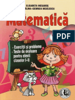 Carti Culegere de Matematica Clasele 1 2