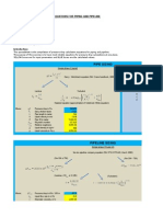 Pressure Drop Calculation Equations for PIPING and PIPELINE