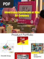 Advertising Experiments at Ohio Art Company