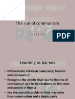 the rise of communism