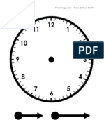 Telling Time Clock