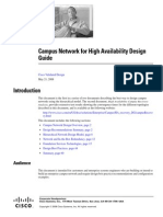 Campus Network for High Availability Design Guide