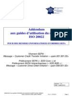 Addendum Guides Utilisation Standard ISO20022 - Remises Ordres SEPA - V1 0